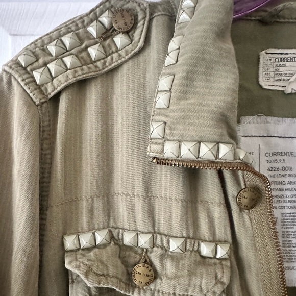 Anthropologie  Current/Elliott The Lone Soldier army Jacket - Picture 3 of 9